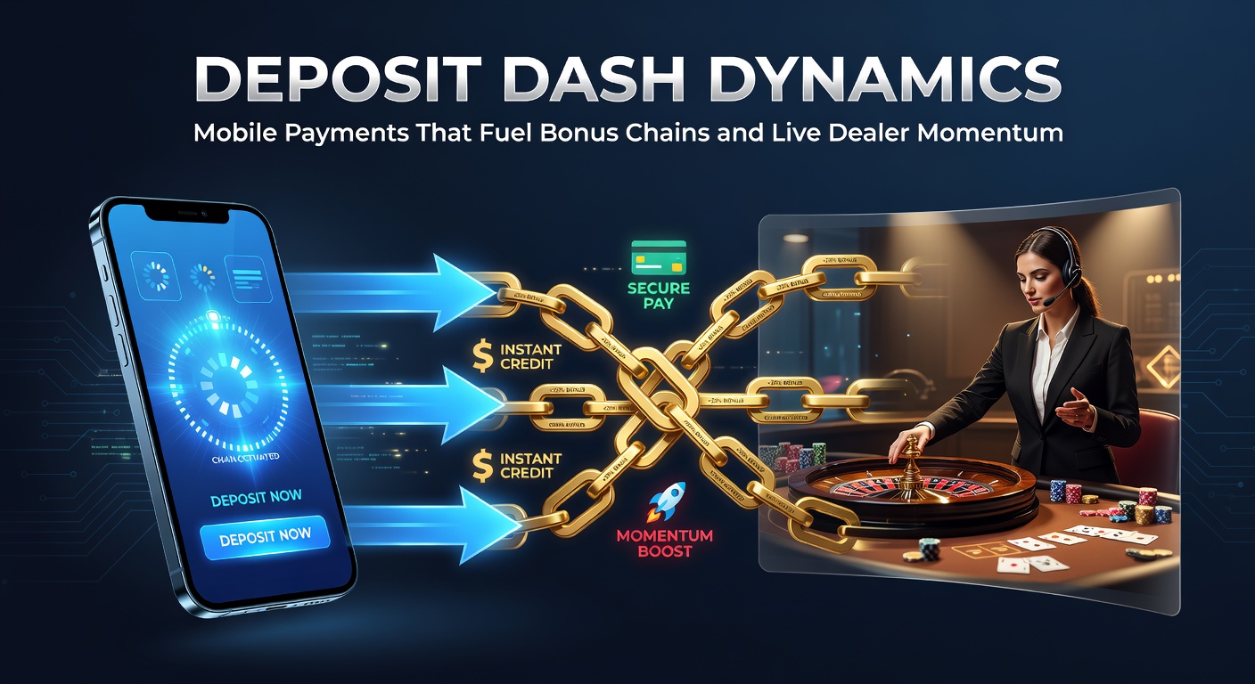 Smartphone displaying a quick mobile deposit interface in an online casino app, with bonus notifications chaining on screen