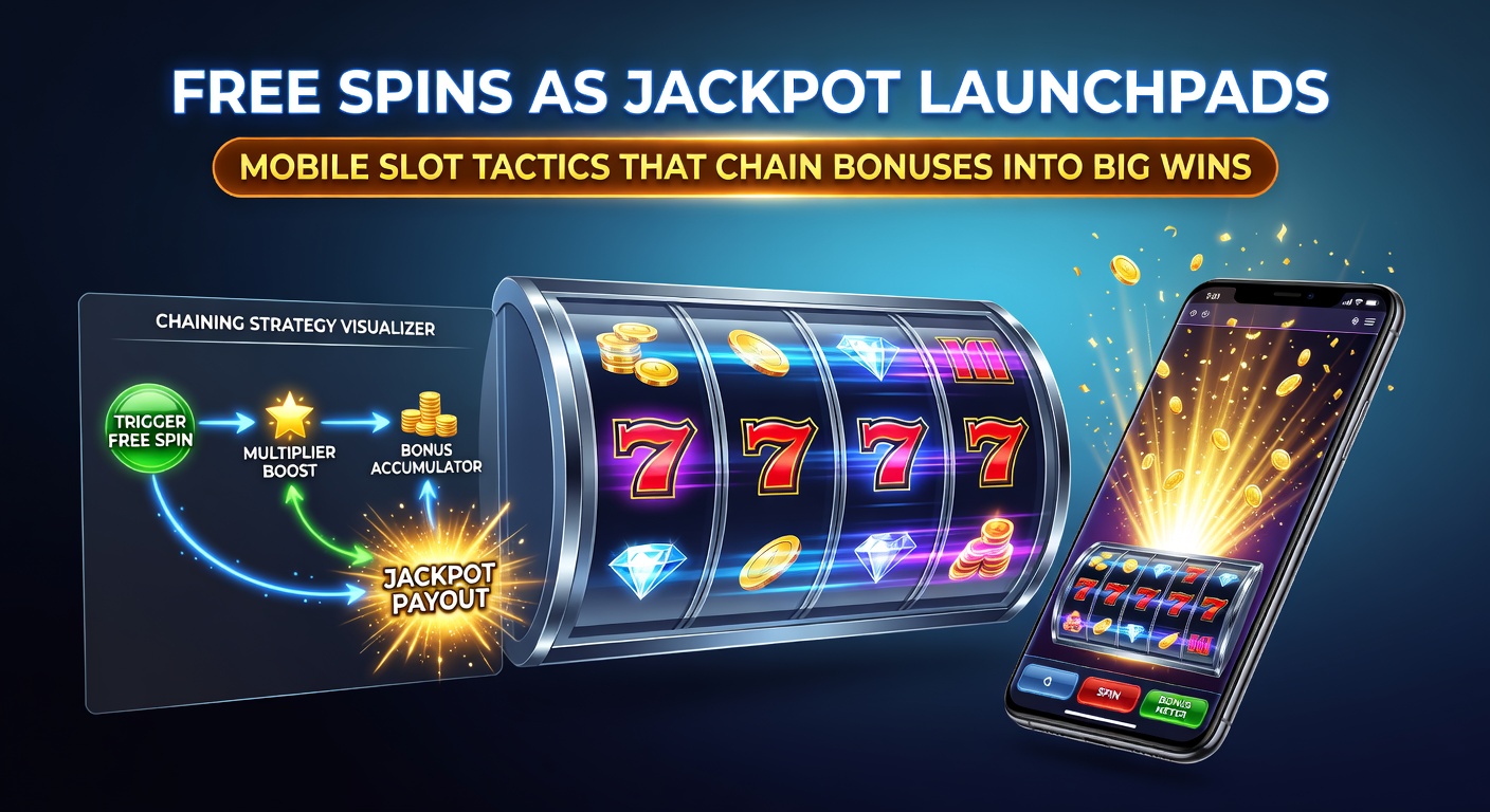 Close-up of a mobile phone displaying a free spins bonus round with jackpot meter filling rapidly amid glowing symbols and cascading reels