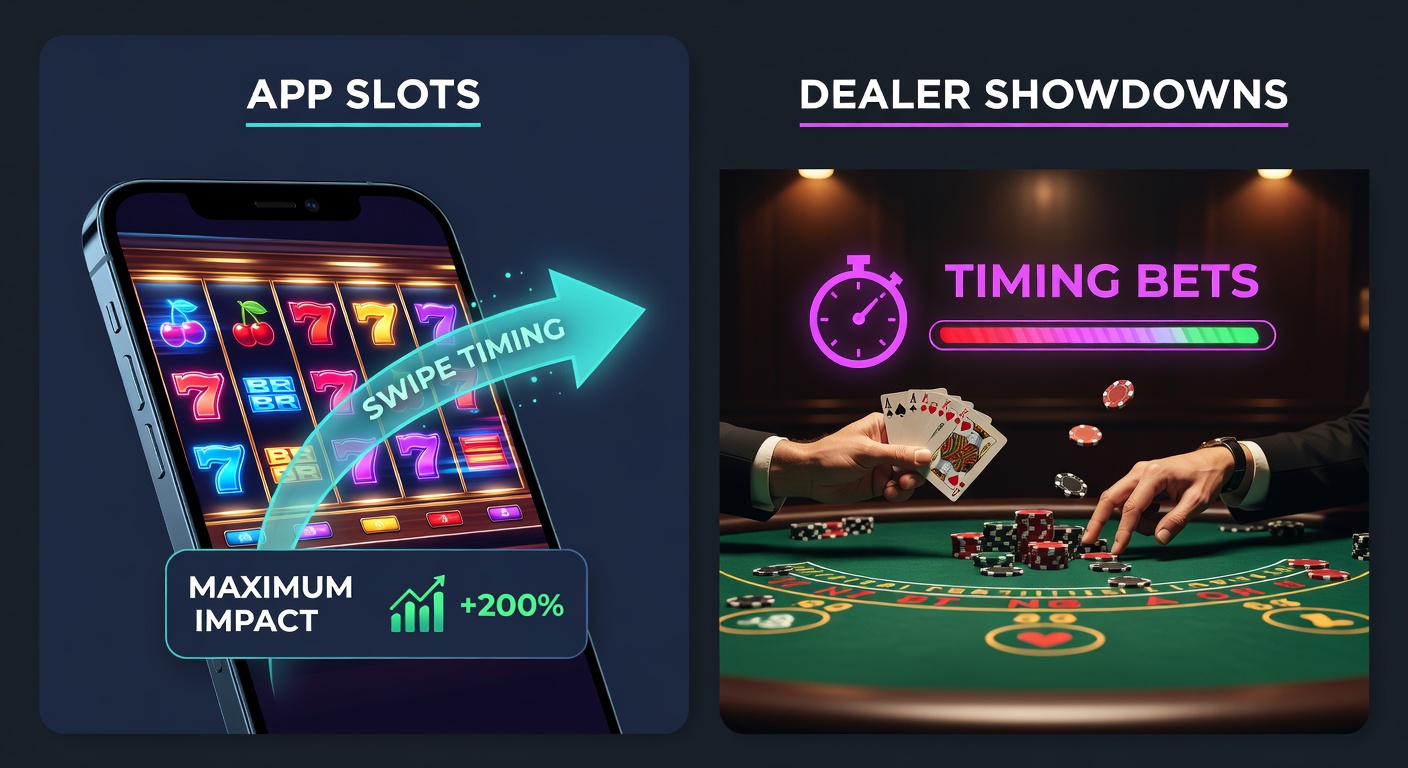 Live dealer blackjack table on mobile app with bet timing overlays and streak indicators
